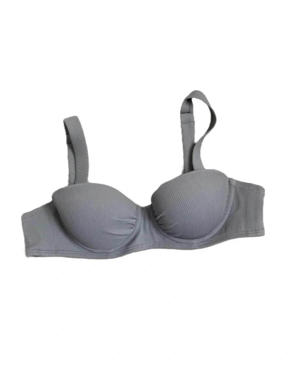 Aerie balconette rubbed Lightly Padded Underwire swimsuit top 34A